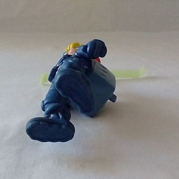 Vintage 1990 Kid Vid Cake Topper Figure Figurine Burger King Propeller Works - Picture 3 of 8